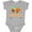 AC-Heather Grey, variant on Inktastic Wyoming Vacation Buffalo Silhouette Boys or Girls Baby Bodysuit