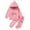 Pink, variant on Odeerbi Toddler Boys Girls Winter Outfits Cartoon Print Sweatsuits Printed Long Sleeve Hooded Sweatshirt Long Sweatpants Two-Piece Tracksuit Set Khaki