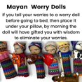 thumbnail image 3 of Muñeca Worry Eater Sam & Nala hecha a mano con tela guatemalteca, 3 of 5
