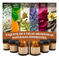 thumbnail image 2 of Velas Aromáticas Decorative Soja Aromaterapia 600 G COLOR Brown White 6 pzs, 2 of 5