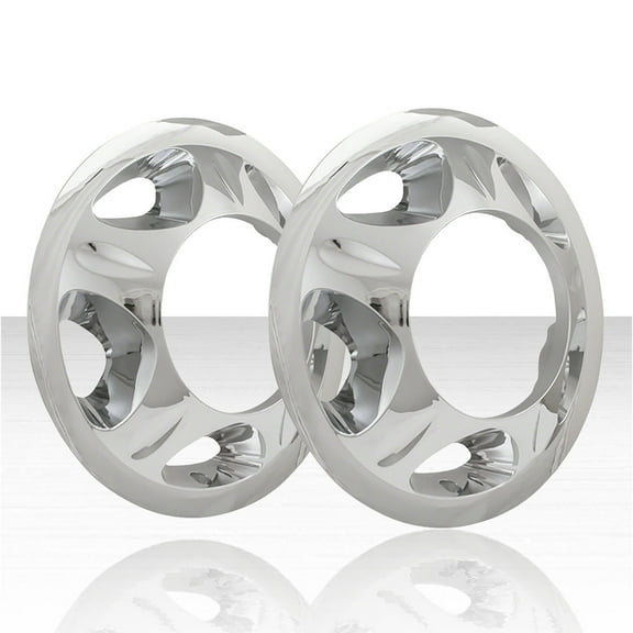 Set of 2 17" Wheel Simulators for 2007-2010 GMC Sierra 3500 HD - Chrome