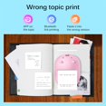 thumbnail image 4 of Printing Thermal Printer Portable Thermal Printer Without Ink Rechargeable Wrong Topic Printer 1000mAh Thermal/Inkless ,Multi-Format Printing, 4 of 7