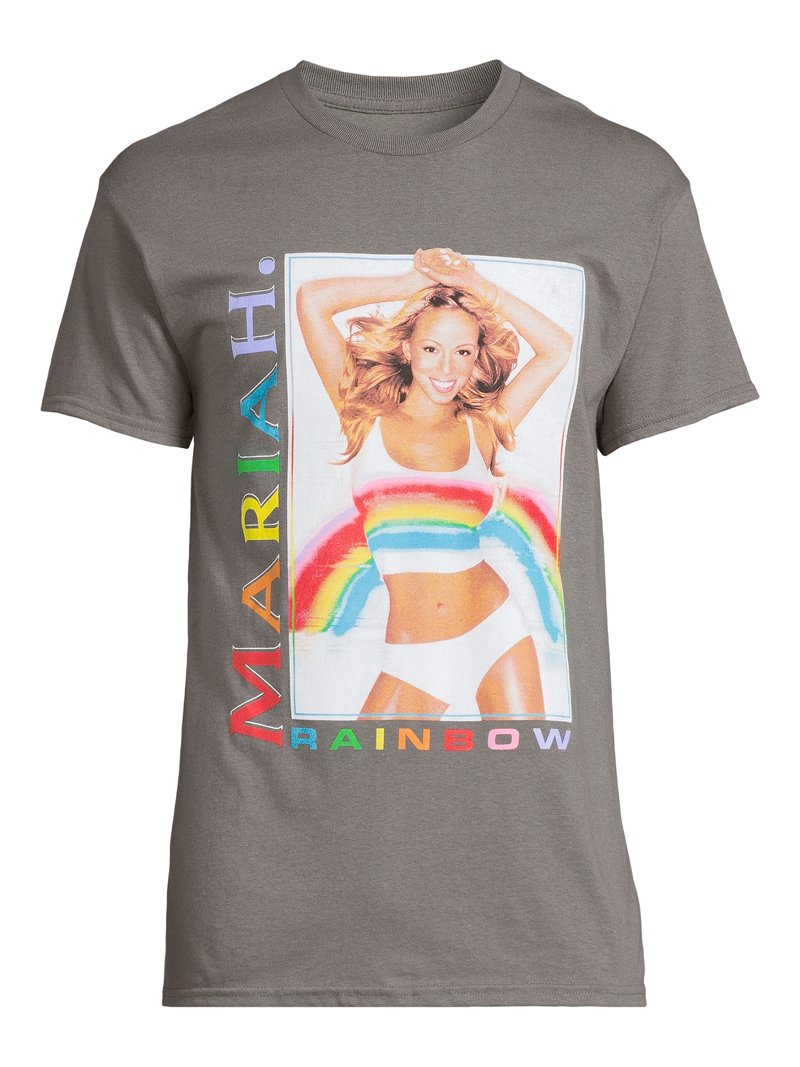 Mariah Carey Men's & Big Men's Pride Graphic Tee with Short