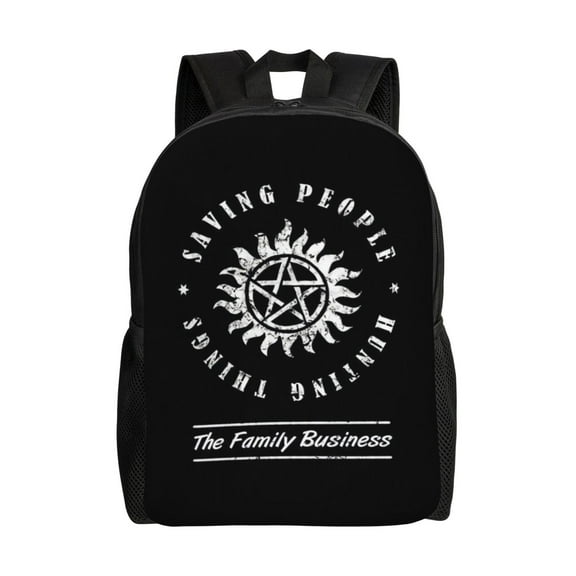 Supernatural Backpack Laptop Backpack For Women 3d Printing Large Capacity Casual Daypack