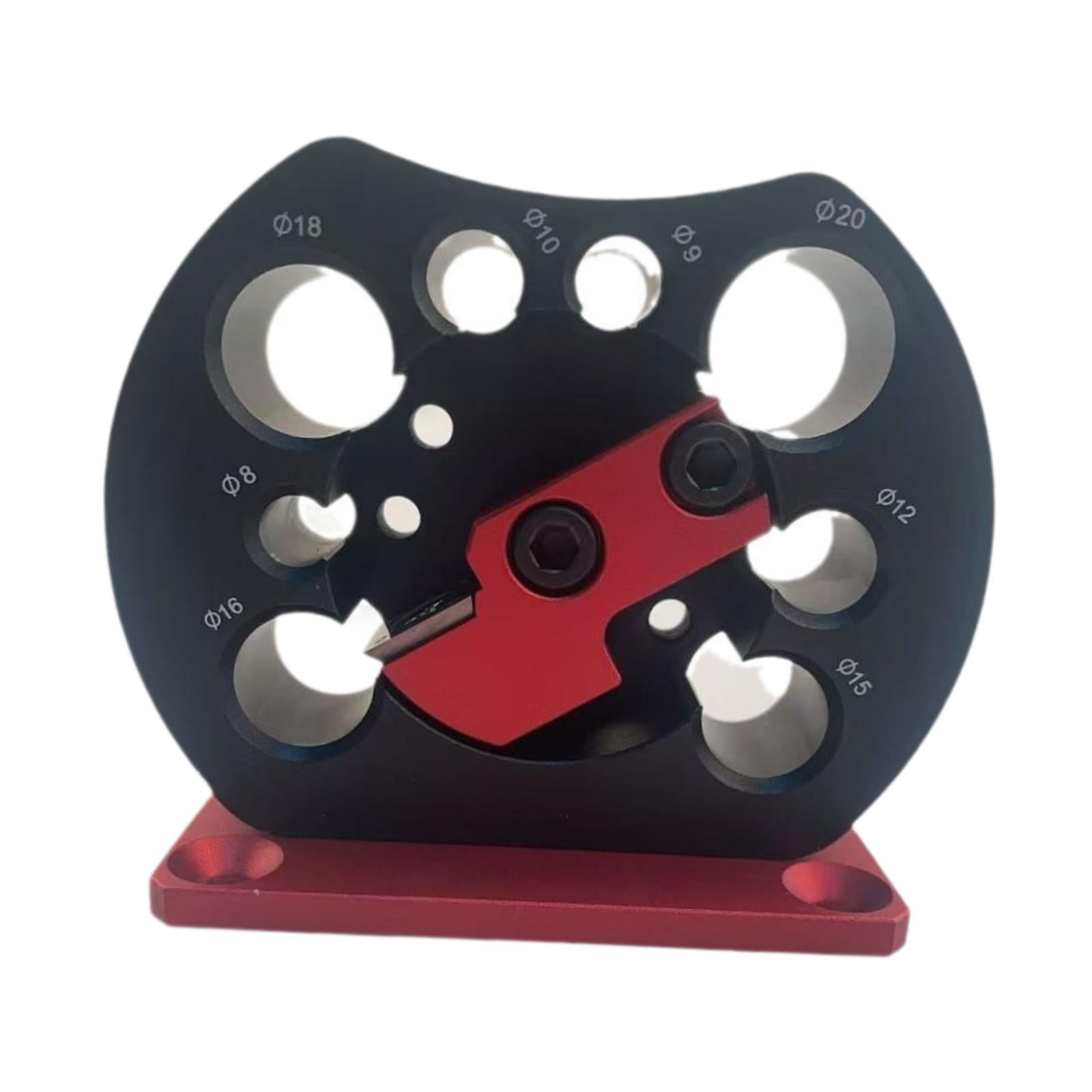 Zxpjkyu 8 Holes Adjustable Dowel Maker Jig Kit Adjustable Dowel Maker Efficient Smoother
