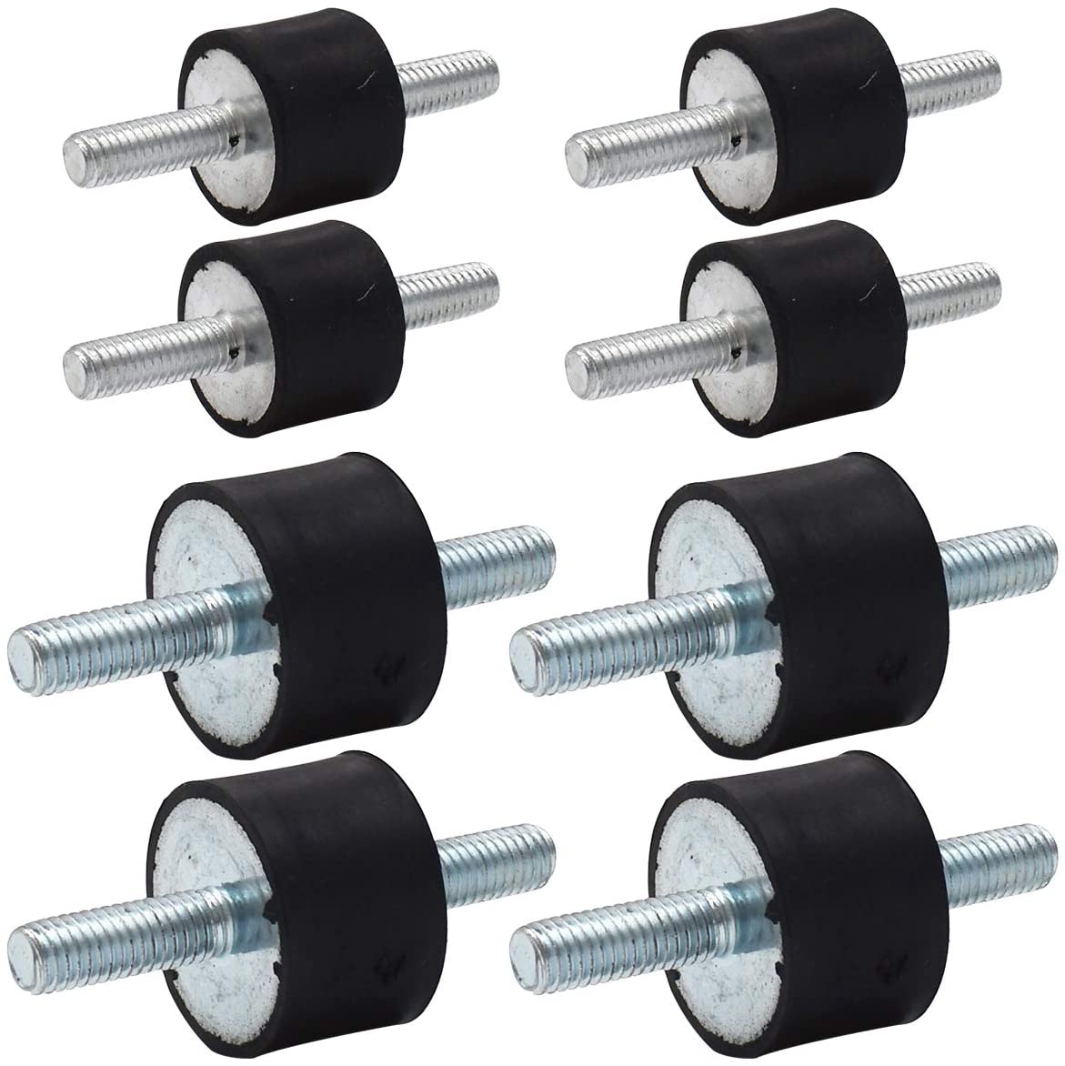 Rubber Isolation Mounts, Roadloo 8 Pack M8 M6 AntiVibration Rubber