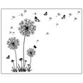 thumbnail image 2 of Gwong Decoración hogareña Diente de león extraíble Mariposa Mural Decoración Creativa Decoración para el hogar Etiqueta engomada de la pared Gwong 8816919, 2 of 7