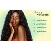 Curls & Naturals Coconut Curling Creme with Shea Butter, Natural Honey, and Coconut Oil, All Hair Type - 16 oz