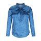 thumbnail image 4 of Top de manga larga con cordones y estampado suelto informal con cuello en V para primavera y otoño para mujer Pompotops  FGAJ14735, 4 of 8