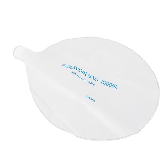 Bolsa De Depósito Para Rebreather De Oxígeno, Accesorio De Repuesto Compatible Con Bolsa De Depósito De Resucitador Portátil De 2000 Ml Para Emergencia Para Paciente