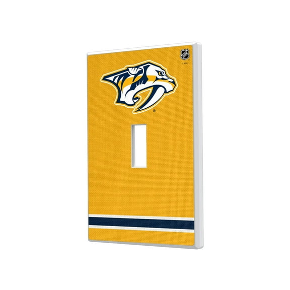 Nashville Predators Single Toggle Lightswitch Plate