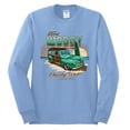 thumbnail image 2 of Wild Bobby, 1946 Vintage Ford Woody Chasing Waves Cars and Trucks Mens Long Sleeve Shirt, Light Blue, X-Large, 2 of 3