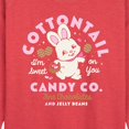 thumbnail image 2 of Instant Message - Cottontail Candy Company - Women's Lightweight French Terry Pullover, 2 of 6
