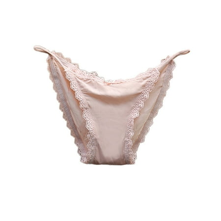 Xiaoxatg Sexy Panties for Women Women s Low Waist Mesh Briefs Solid Color Crotch Underwear Panties Bra And Underwear Set plus Size