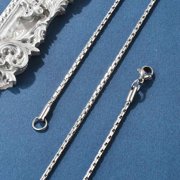 10pcs Tarnish Resistant 304 Stainless Steel Necklaces Coreana Chains Necklaces Stainless Steel color 19.69 inch(50cm)