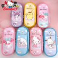 thumbnail image 2 of Sanrio Melody Kuromi PU caja de papelería Hello Kitty Cinnamoroll Pochacco bolsa de lápices con cremallera para estudiantes de secundaria estuche para bolígrafos, 2 of 4