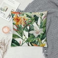 thumbnail image 2 of Chilfamy Flowers Leaves Pillow Covers for Couch Sofa Indoor Outdoor Aesthetic Decorative 1PC 22x22in, 2 of 5