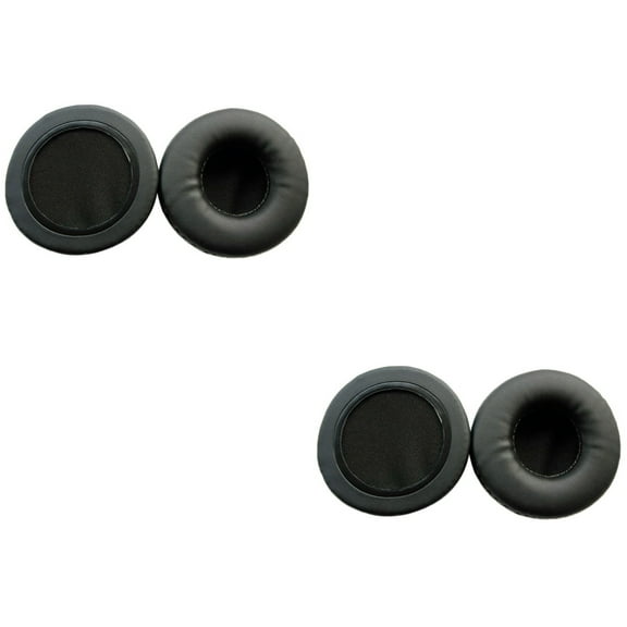 2 Pack Headphones Ear-pads Ear Pads Headset 7.5X7.5X2cm Black