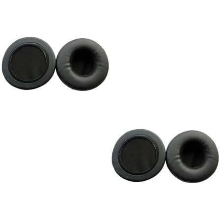 2 Pack Headphones Ear-pads Ear Pads Headset 7.5X7.5X2cm Black