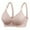 Beige, variant on Ladies Bras,Womans Plus Size Bras Embroidered Glossy Comfortable Breathable Bra Underwear No Rims