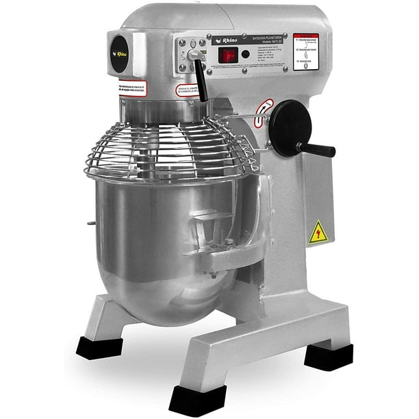 Batidora de pedestal industrial Rhino BATI-30 plata 127V Rhino BATI-30