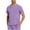 Purple, variant on 3-Pocket V-Neck Scrub Tops for Men - Soft Stretch Anti-Wrinkle Short Sleeve Medical Workwear for Nurse, Dentist, Vets