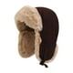 thumbnail image 2 of Gorro Invierno Aviador con Orejeras Plegables Sombrero Ruso Gorro Unisex Material Grueso de Felpa Protección Contra El Frío Y Viento Adecuado P Café, 2 of 8