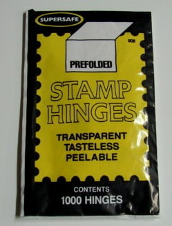 Total of 2000 Hinges Supersafe Stamp Hinges TWO Packs of 1000