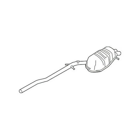 Genuine OE Volvo Rear Muffler - 31201879