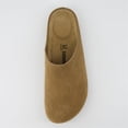thumbnail image 6 of Cushionaire Heath Men's Genuine Suede Leather Clogs with Memory Foam Comfort, Easy Slip On Slide Slippers for Men, 6 of 24