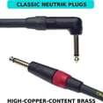 thumbnail image 3 of Evidence Audio The Lyric HG Instrument Cable Right to Straight Plugs 20 feet 6 m, 3 of 7