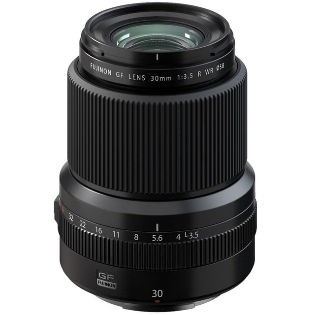 Lente Fujinon GF30 MM F3.5 R WR FUJIFILM Negro