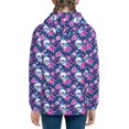 thumbnail image 6 of Rocae Skull Flower for Zip Up Hoodies for Teen Sweatshirt with Hood-Medium, 6 of 6