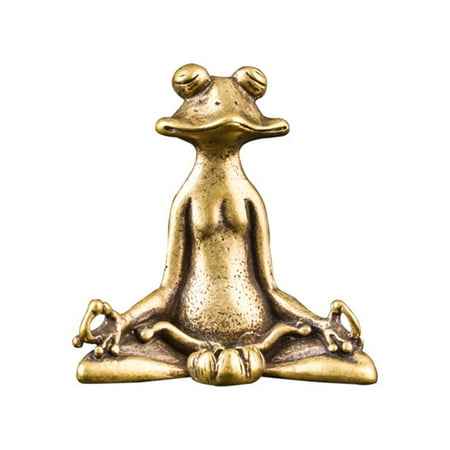 

Creative Frog Shape Tea Pet Adornment Copper Tea Pet Decor Tea Pet Ornament