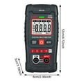 thumbnail image 3 of Digital Multimeter Plastic Handheld Intelligent Measurement Tester Automatic Range with LED Light for AC Voltage Testing, 3 of 7