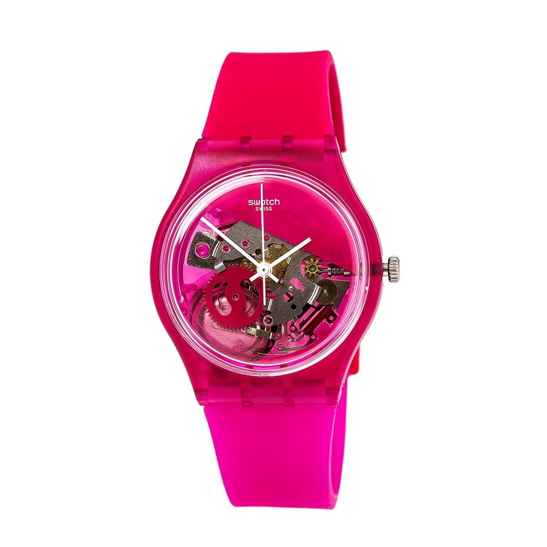 Swatch GP146 Unisex Grana-Tech Pink and Silver Skeleton Dial  display picture 2