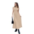 thumbnail image 6 of Women'S Summer Sleeveless Maxi Dress One Shoulder Casual Slim Swing Pleated Formal Dresses with Pockets Color XL, 6 of 9
