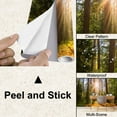thumbnail image 4 of Peel and Stick Wallpaper Beautiful morning forest Sun rays spring forest Modern Art Wall Mural Decor Self Adhesive and Removable 100in x 144in, 4 of 8