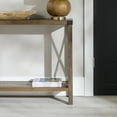 thumbnail image 3 of Walker Edison Magnolia Metal X Console Table, Rustic Oak, 3 of 19