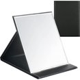 thumbnail image 1 of 1 Piece Vanity Mirror, Portable Folding Dresser Mirror - Standing Desk Mirror Folding Table Mirror - Standing Rectangular Mirror - Black, 1 of 5