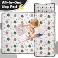 thumbnail image 4 of White Christmas Gingerbread Man Pattern Toddler Nap Mats for Kids Preschool,51"x22" Sleeping Mat Bag or Kids,Toddler Sleeping Bag,Toddler Nap Mat or Daycare, 4 of 6