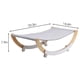 thumbnail image 2 of Cuna Y Hamaca 2 En 1 Para Mascotas Hamaca Para Gatos Cama De Madera Para Mascotas Cama Para Gatos Muebles Para Gatos Serendint PT002151-00, 2 of 6