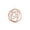 B, variant on Rose Shaped Paper Clips Metal Flower Decorative Bookmarks, Durable & Rust-Resistant Circular Clamp DIY Crafts Paper Clips, Cute Novelty Pins Gold 1.26x1.26 Inch 1Pcs
