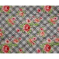 thumbnail image 4 of oneOone Polyester Lycra Fabric Leaves & Floral Check Print Fabric By Yard 56 Inches Wide, 4 of 4