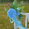 thumbnail image 6 of Wedding Chair Back Decorations Style Artificial Flower Bouquets For Wedding Decor And Photography Props, 6 of 9