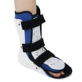 thumbnail image 3 of Bota para fracturas, tobillera corta, ortesis AFO, férula con placa de protección frontal para lesiones de tobillo y pie, esguince, fractura, pie izquierdo L, 3 of 14