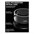 thumbnail image 3 of Dual Polarized Microscope Polarized Ring Light 64 LED Anti Glare NO Reflections Ultra Bright for Most Microscope Lamp,1 * Polarized Ring Light,Black, 3 of 6
