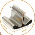 thumbnail image 4 of 10PCS Wood Candle Wicks with Iron Stand Candle Cores Natural Environmental Friendly Wick for Candle Making Soy Parffin Wax Wick, 4 of 5