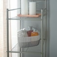 thumbnail image 2 of Simplify 2 Pack 2-Tone Decorative Small Plastic Storage Basket in Grey, 2 of 5