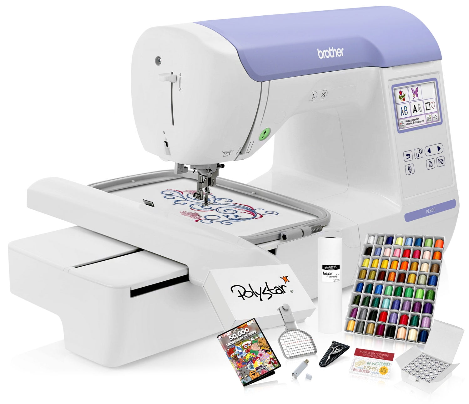 Unlock Your Creativity: Brother's PE800 Embroidery Machine! Everything you  need to start! 